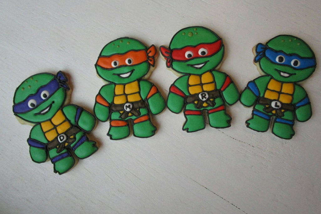 Teenage Mutant Ninja Turtles Ninja in Training Custom Message Cookies