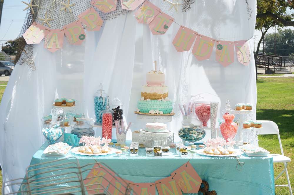 Mermaid Under The Sea Birthday Party Bash — The Iced Sugar Cookie