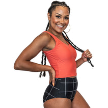 V Neck Tankini Top Nav Image 6