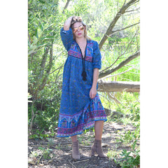 Indian cotton tunic dress The Fox and the Mermaid