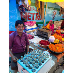 rose oil jaipur street vendor