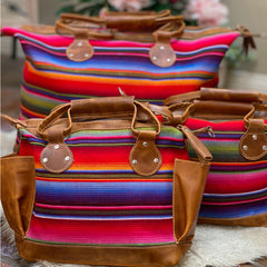 serape weekender bag gift idea