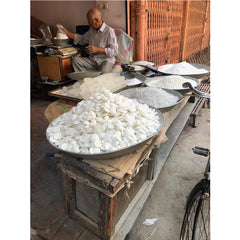 street vendor selling sugar jaipur