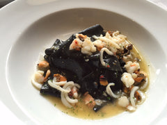 Black Handkerchief pasta, Lucios. Italian wine