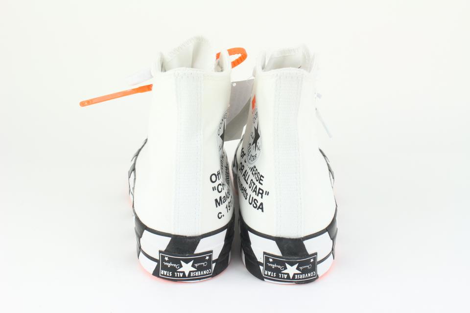 Converse Mens 9 US Abloh Off-White Chuck Taylor Sneake – Bagriculture