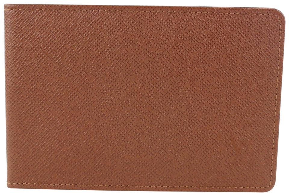 Vuitton Brown Taiga Leather Card Holder ID Cas Wallet 551lvs611 – Bagriculture