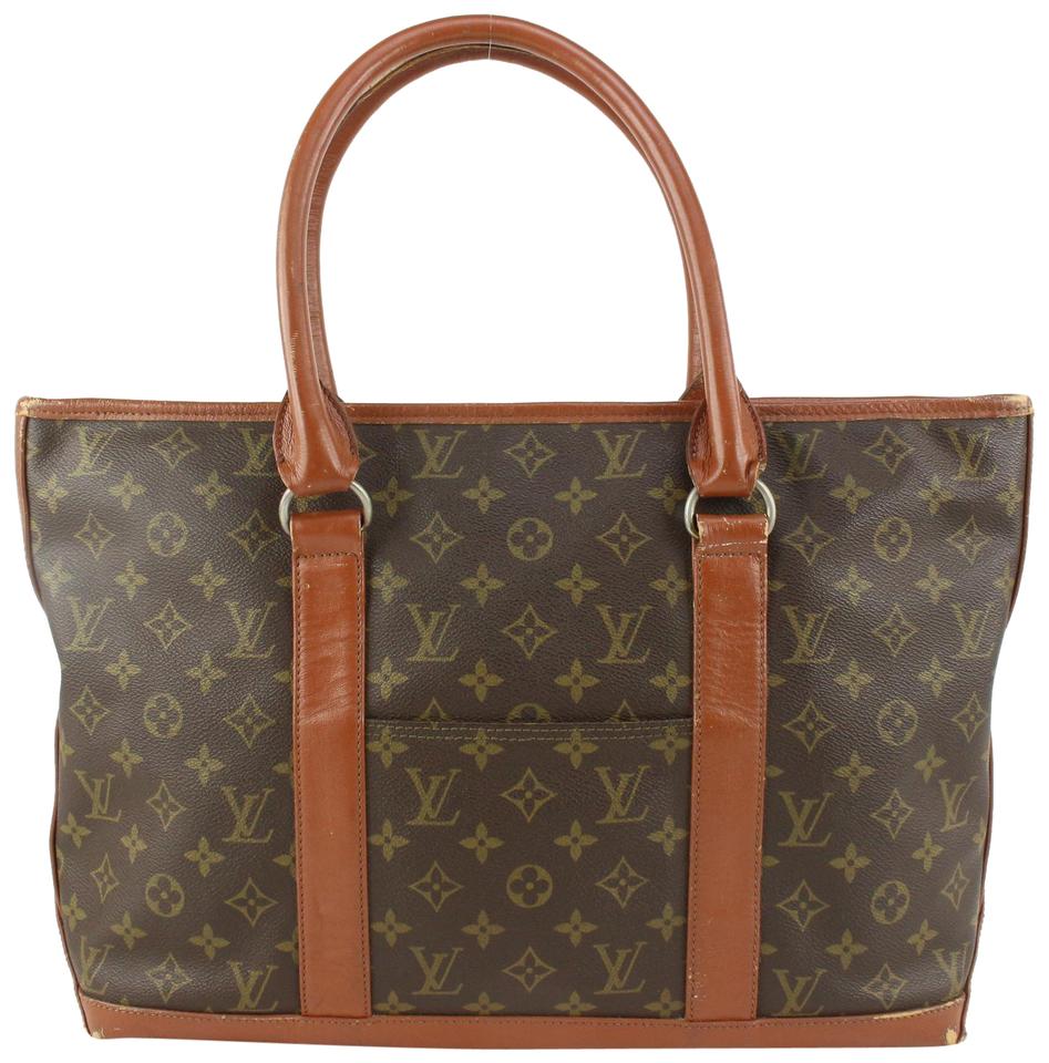 Louis Vuitton Monogram Sac Weekend PM Zip Tote Bag 855360