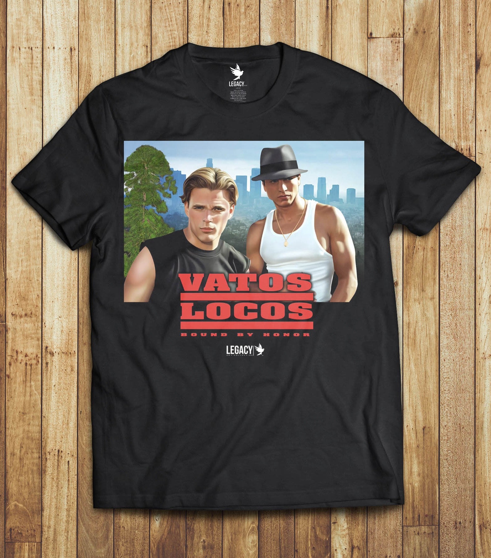 Vatos Locos Shirt *Bound By Honor* - STREETWEAR