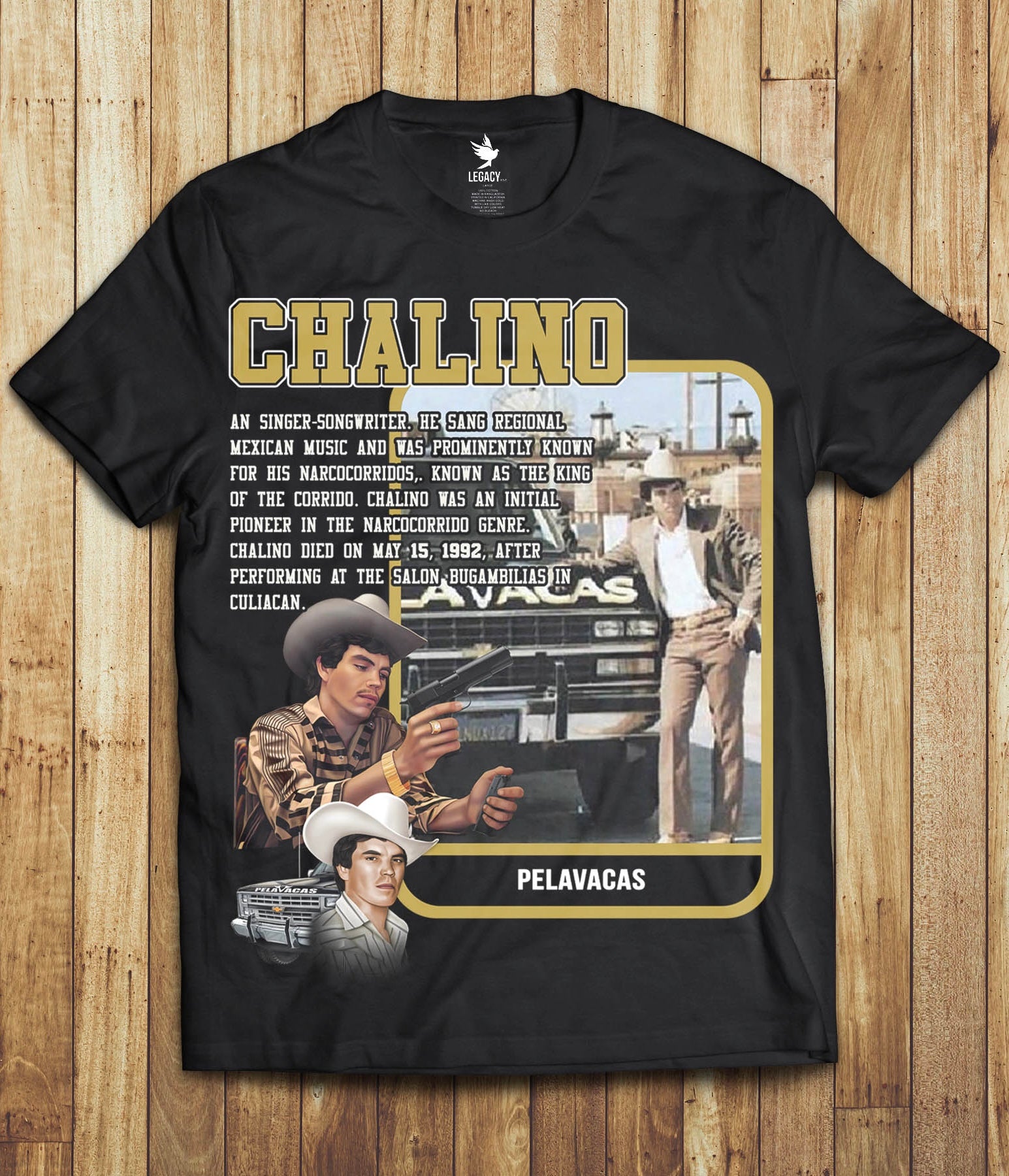 Chalino Card T-Shirt - STREETWEAR