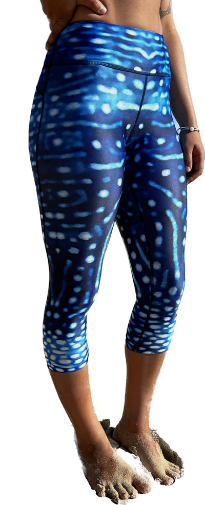 NEW - Whale Shark - Yoga Leggings - Repreve® Fabric – Ningaloo Swimwear
