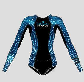 Whale Shark Long Sleeve Swimsuit