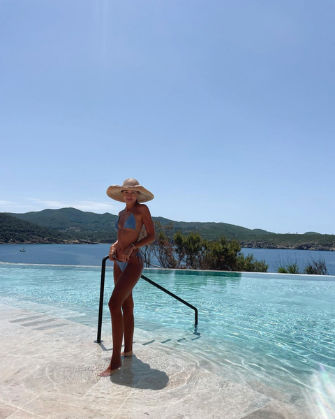 Girl's Bikini Separates in Blue Bubble - OF ONE SEA