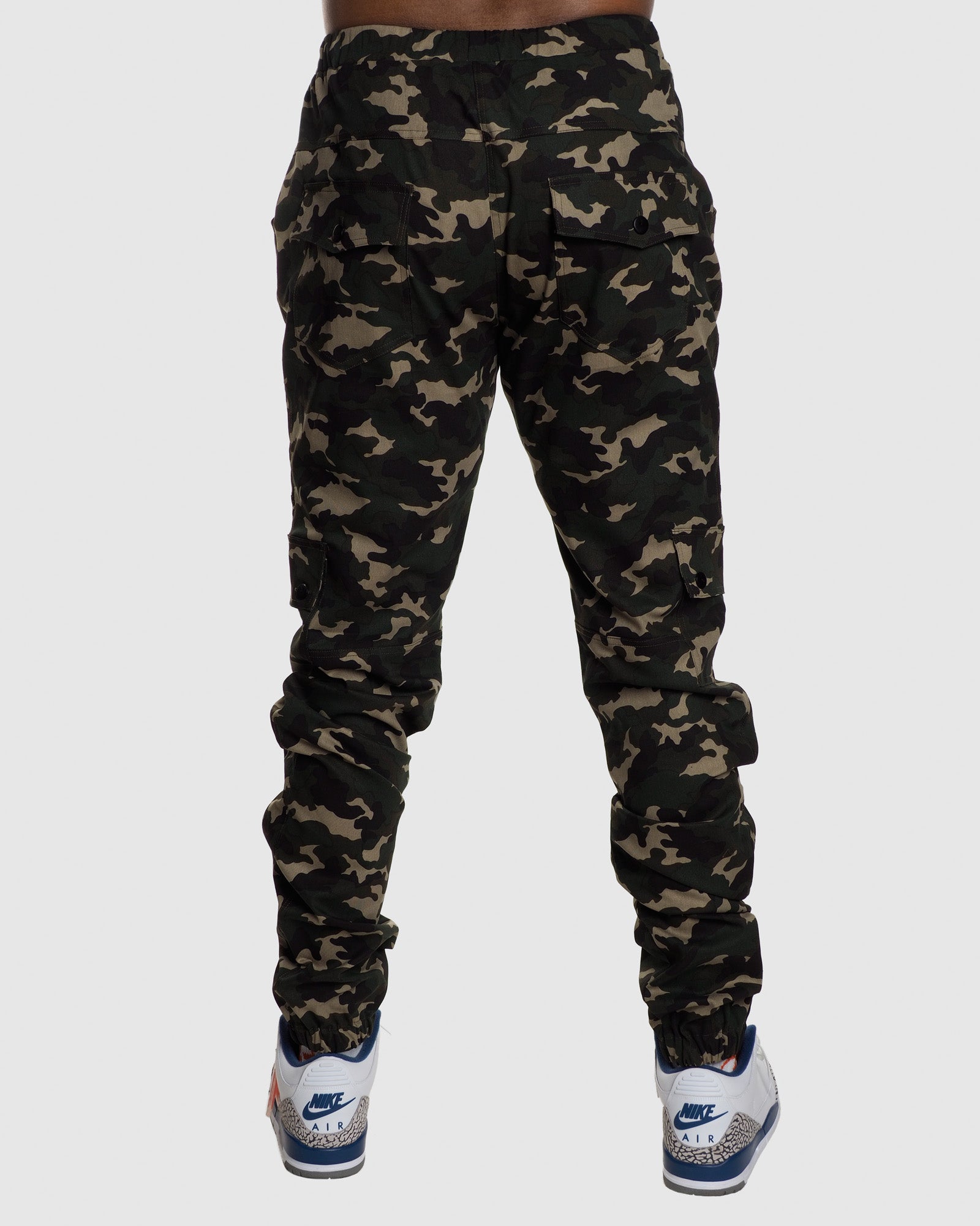 Camo Joggers- Army Green – Doubs Clothing