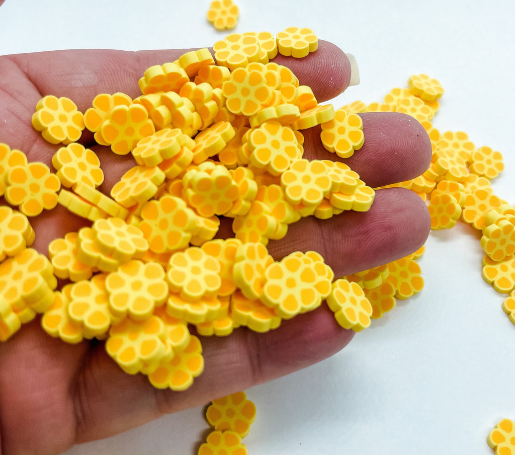 20 Grams Yellow Iridescent Crispy Crunchy Bingsu Bead Beads For