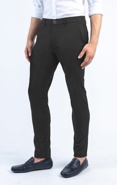 Performance Pants for Men, Slim Fit, Stretch - Comfortable and