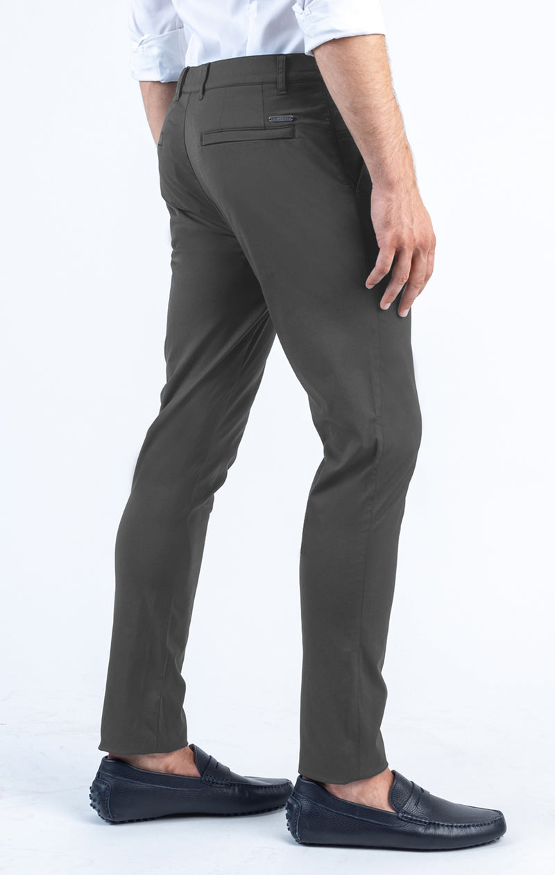 Men's Dark Grey Performance Dress Pants - Stretch | Twillory