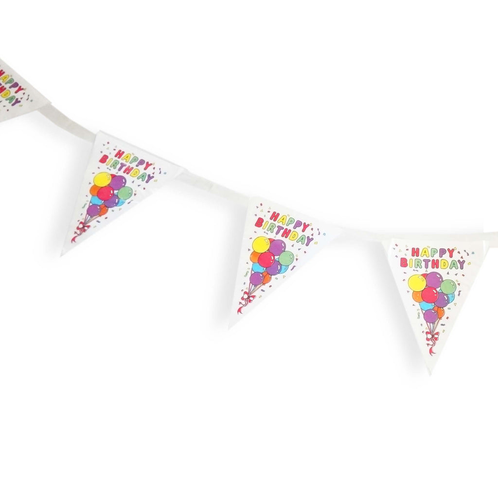 Vintage Style Happy Birthday Flag Banner 9.5 Feet – Le Petit Pain