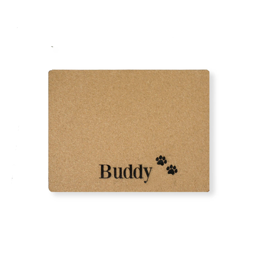 Custom Personalized Pet Dog Food Feeding Place Mat Unique Pet