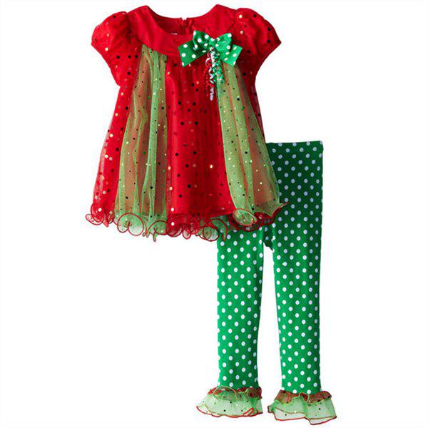 christmas ruffle outfit