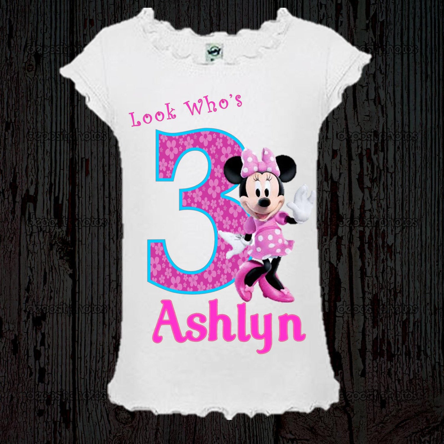 minnie mouse birthday girl shirt