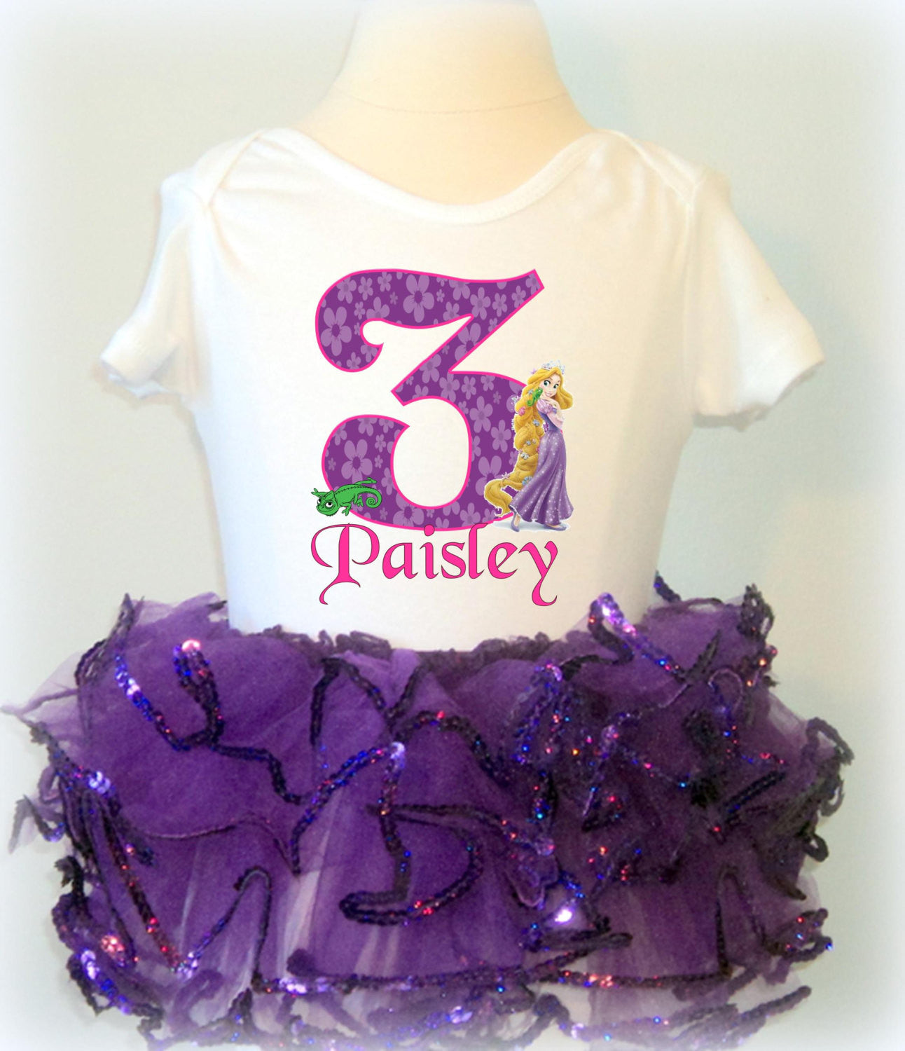 rapunzel tutu birthday outfit