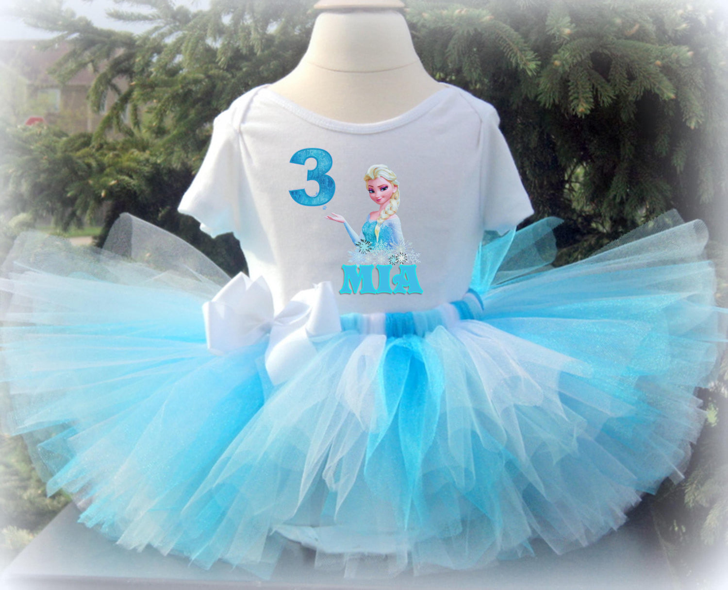 frozen birthday tutu