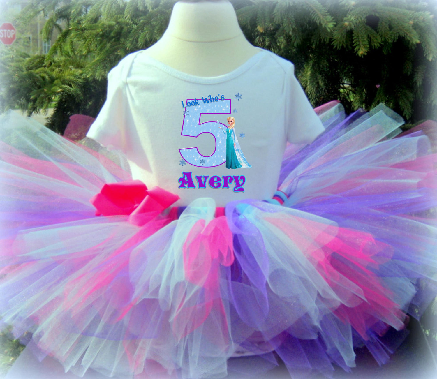 frozen birthday tutu