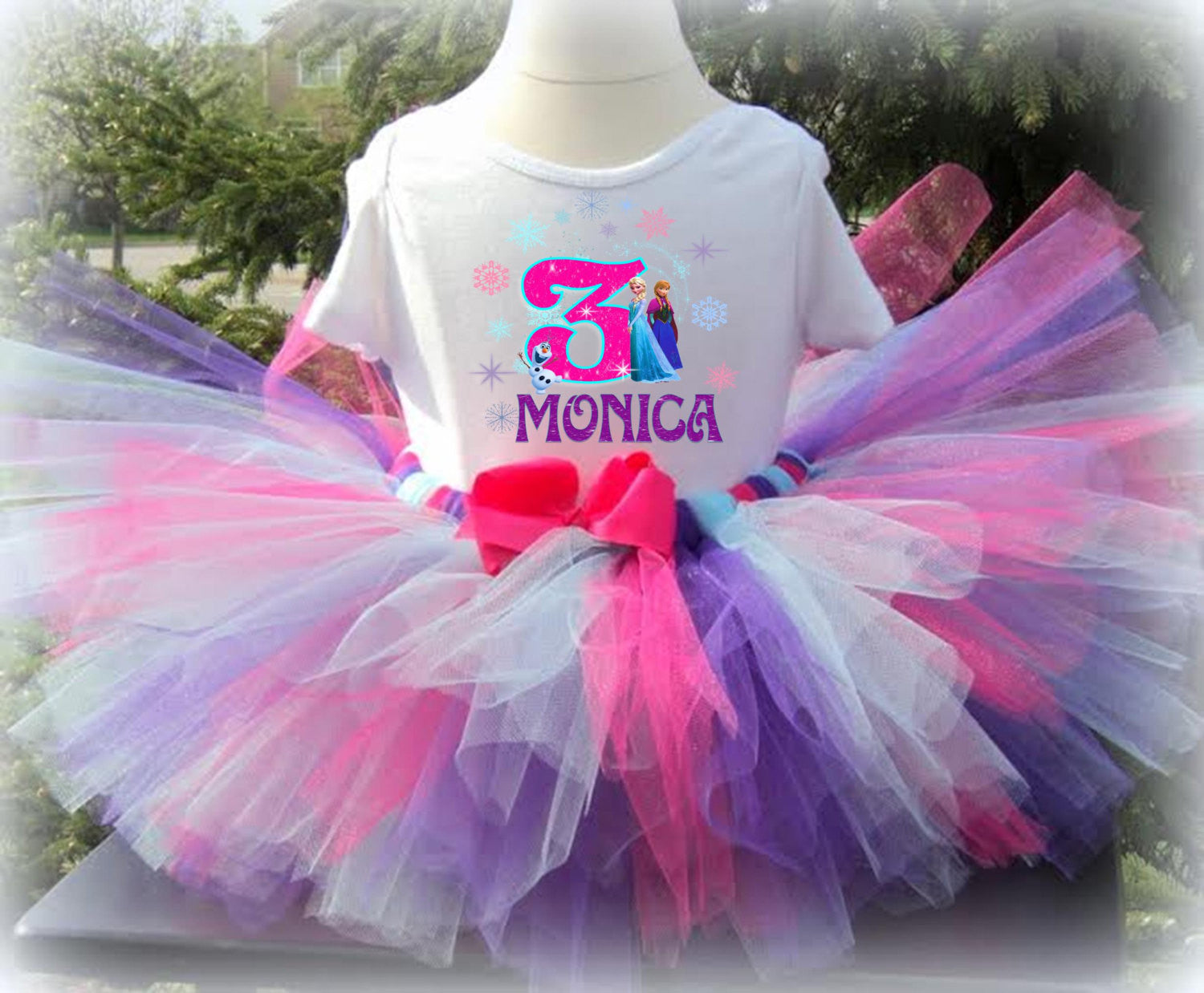 frozen birthday tutu