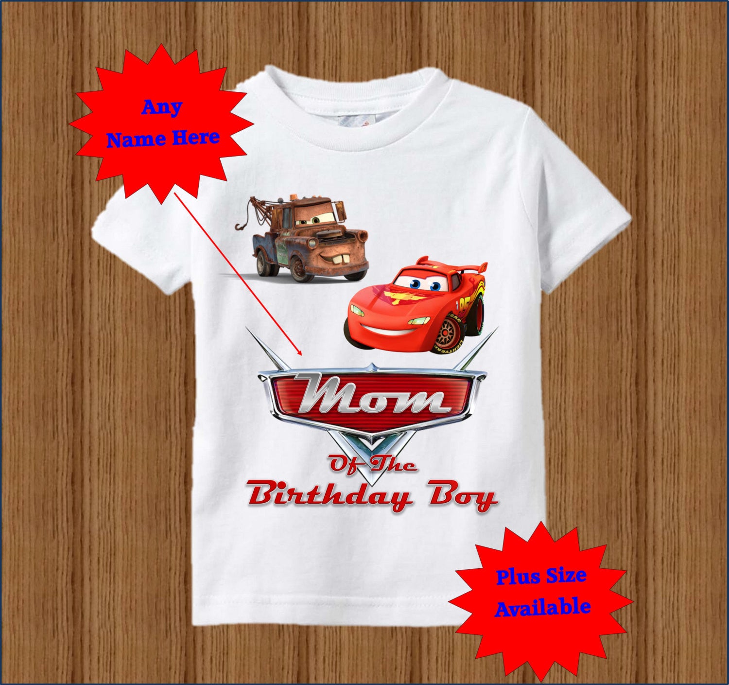 disney cars shirt for adults