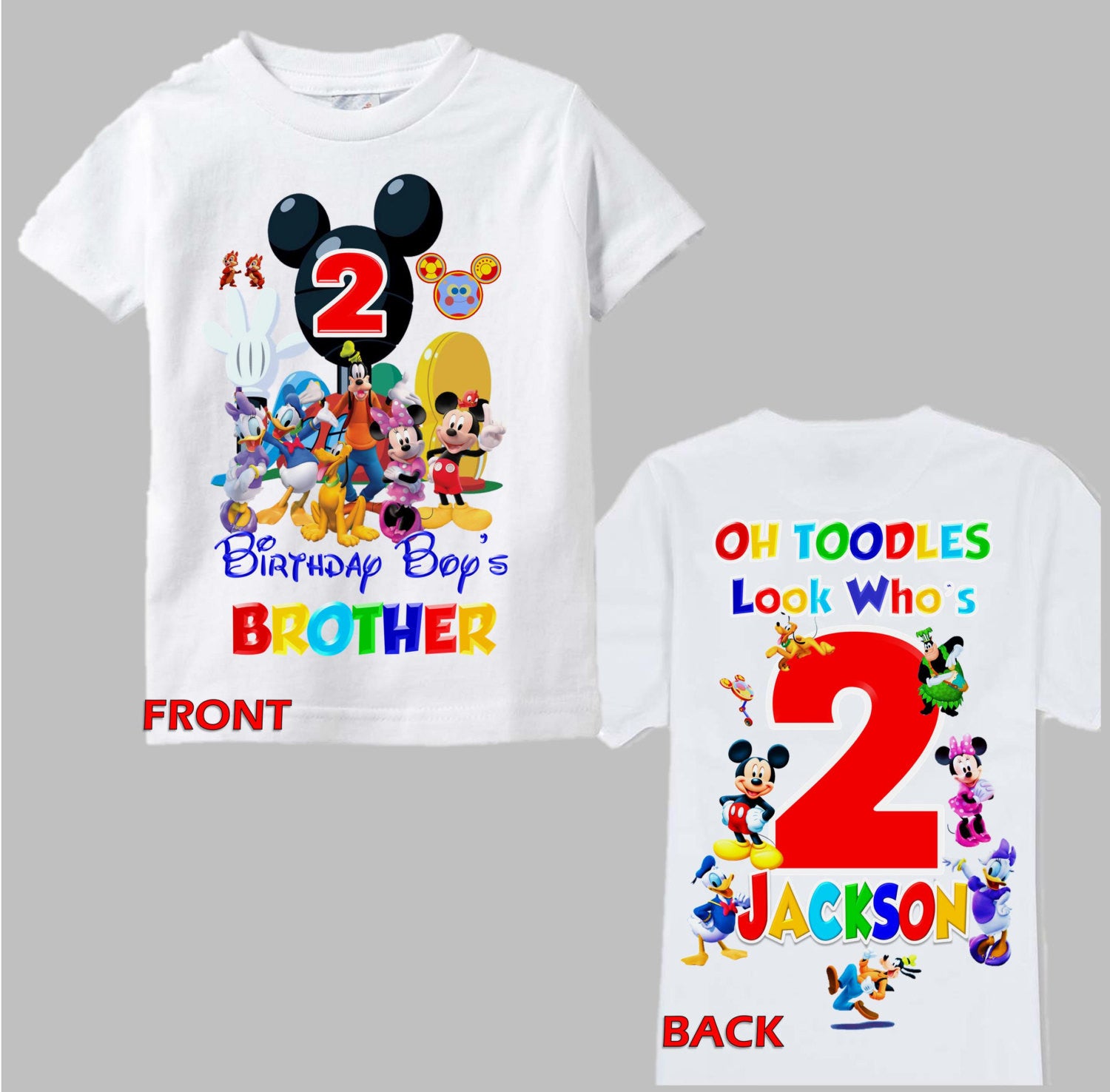 family mickey mouse birthday shirts