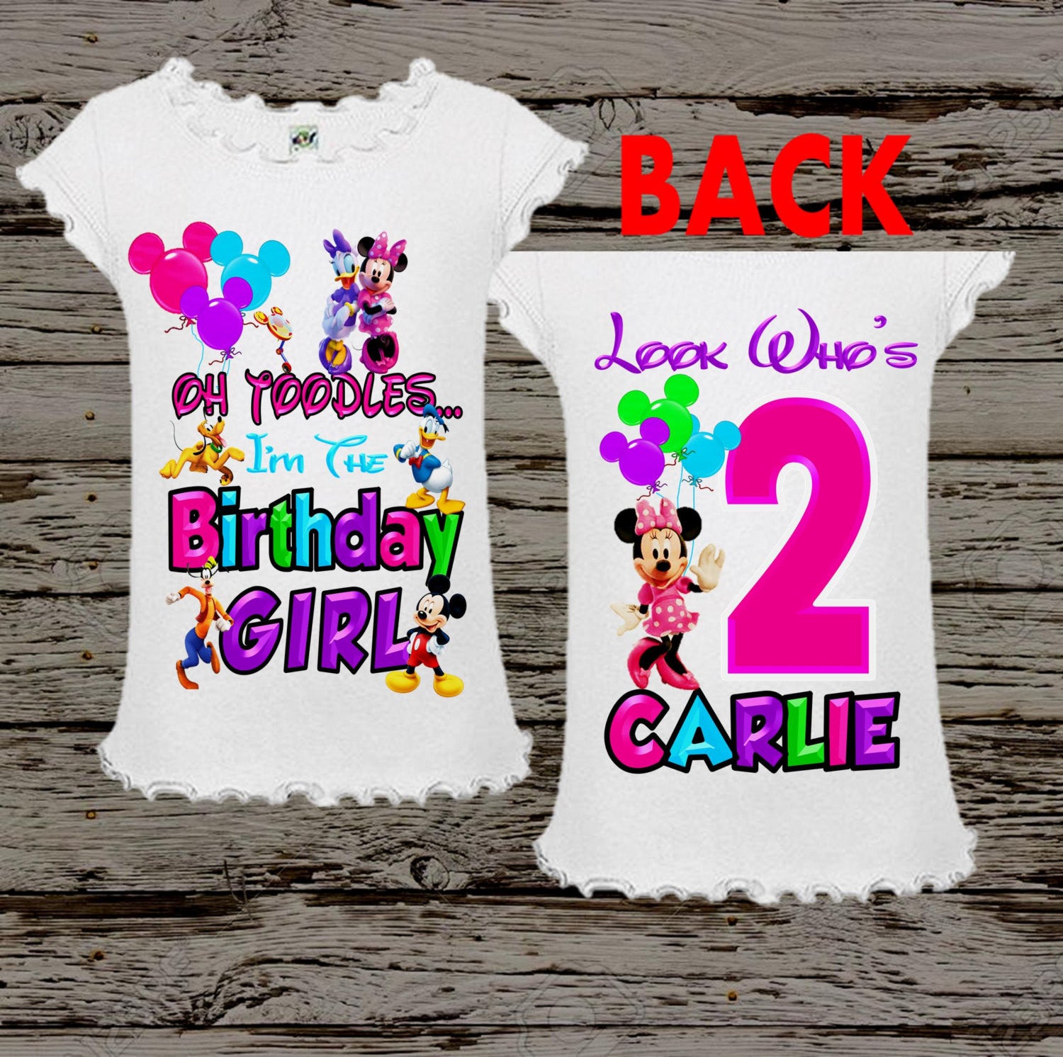 minnie mouse birthday girl shirt