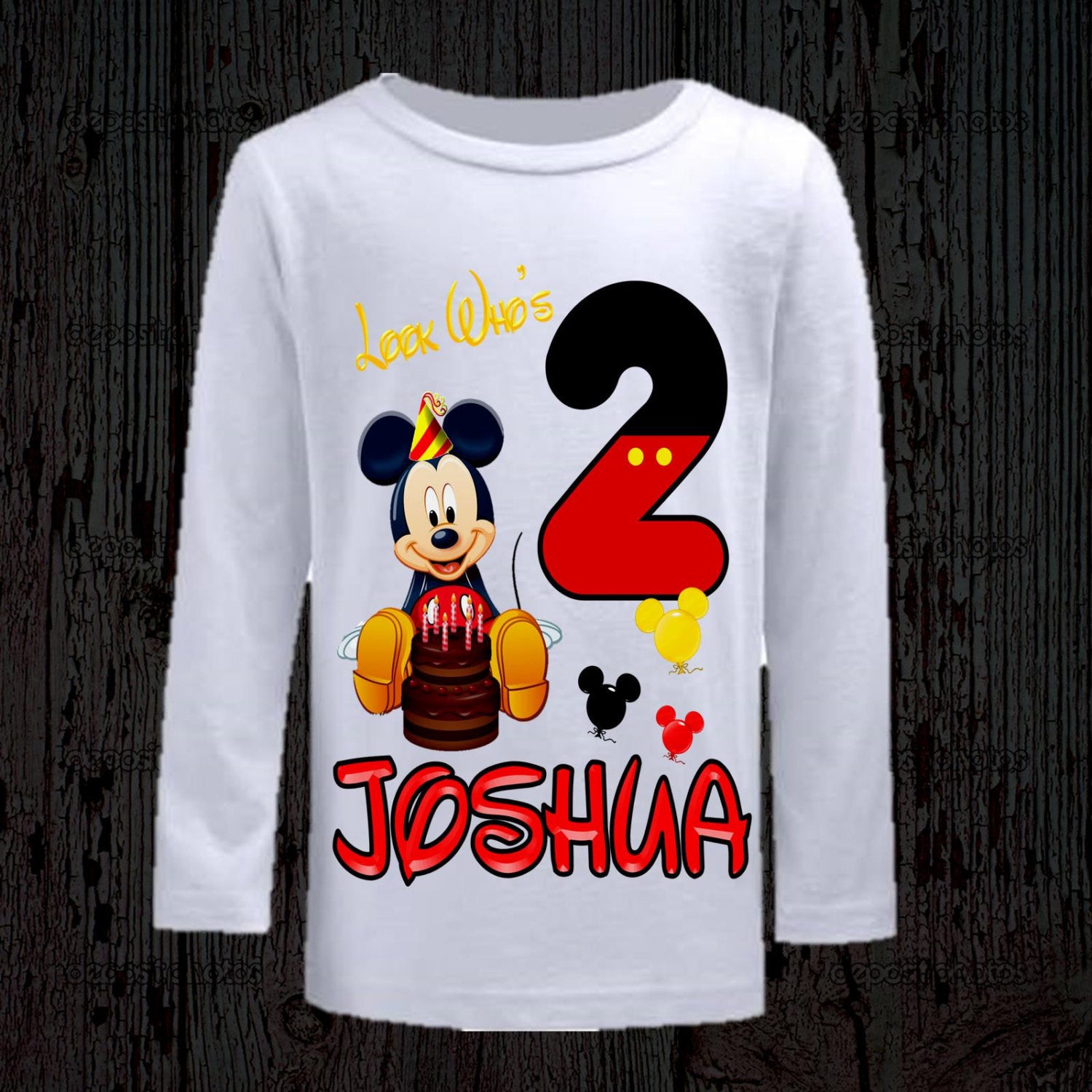 mickey 1st birthday shirt