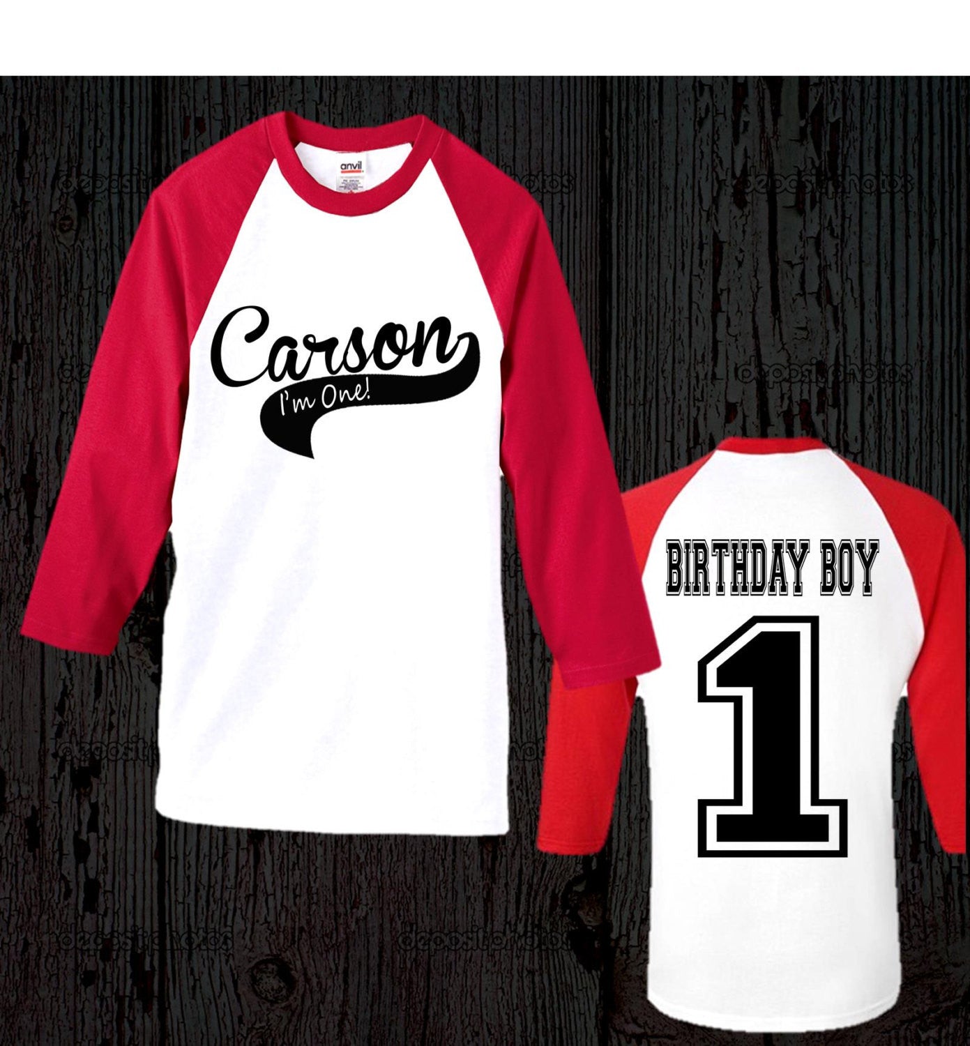 birthday baseball jersey