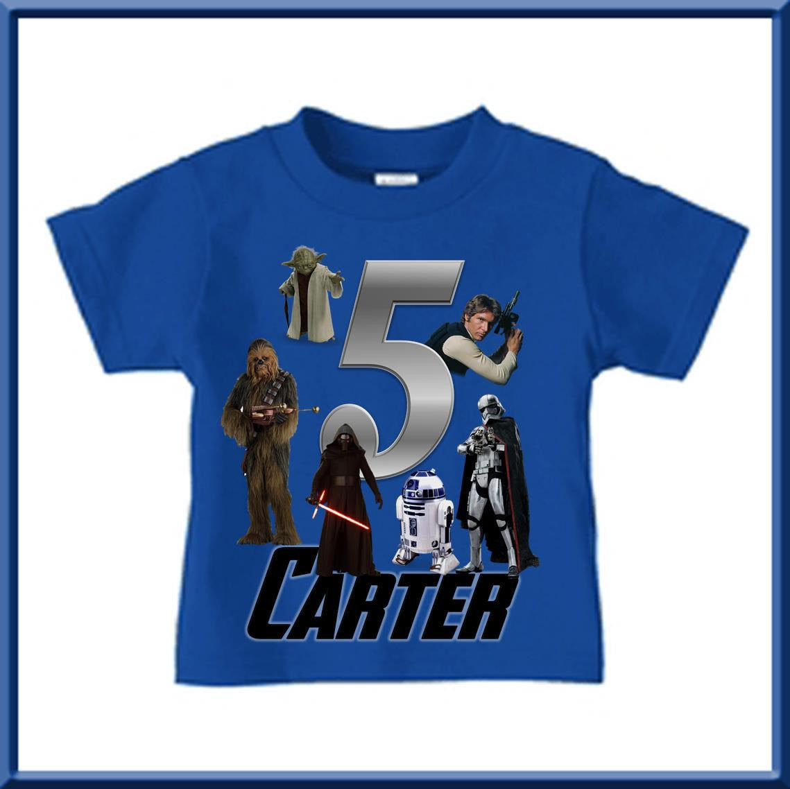 star wars birthday shirt