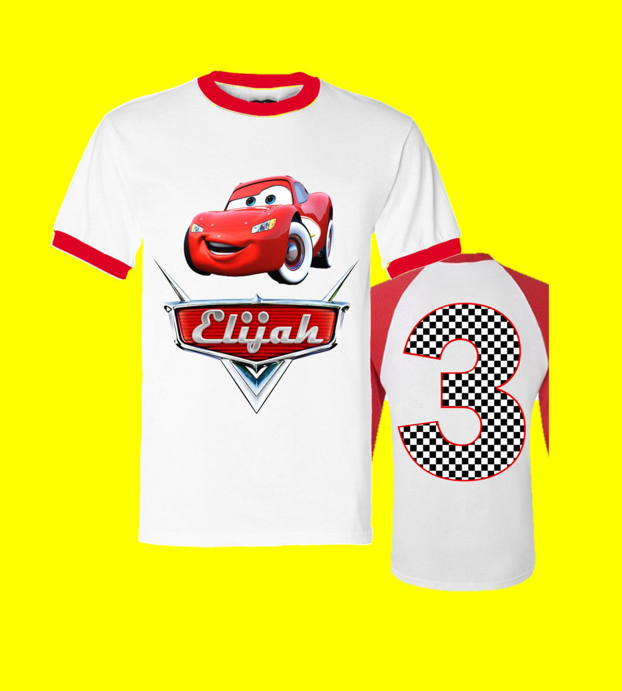 disney cars birthday shirt