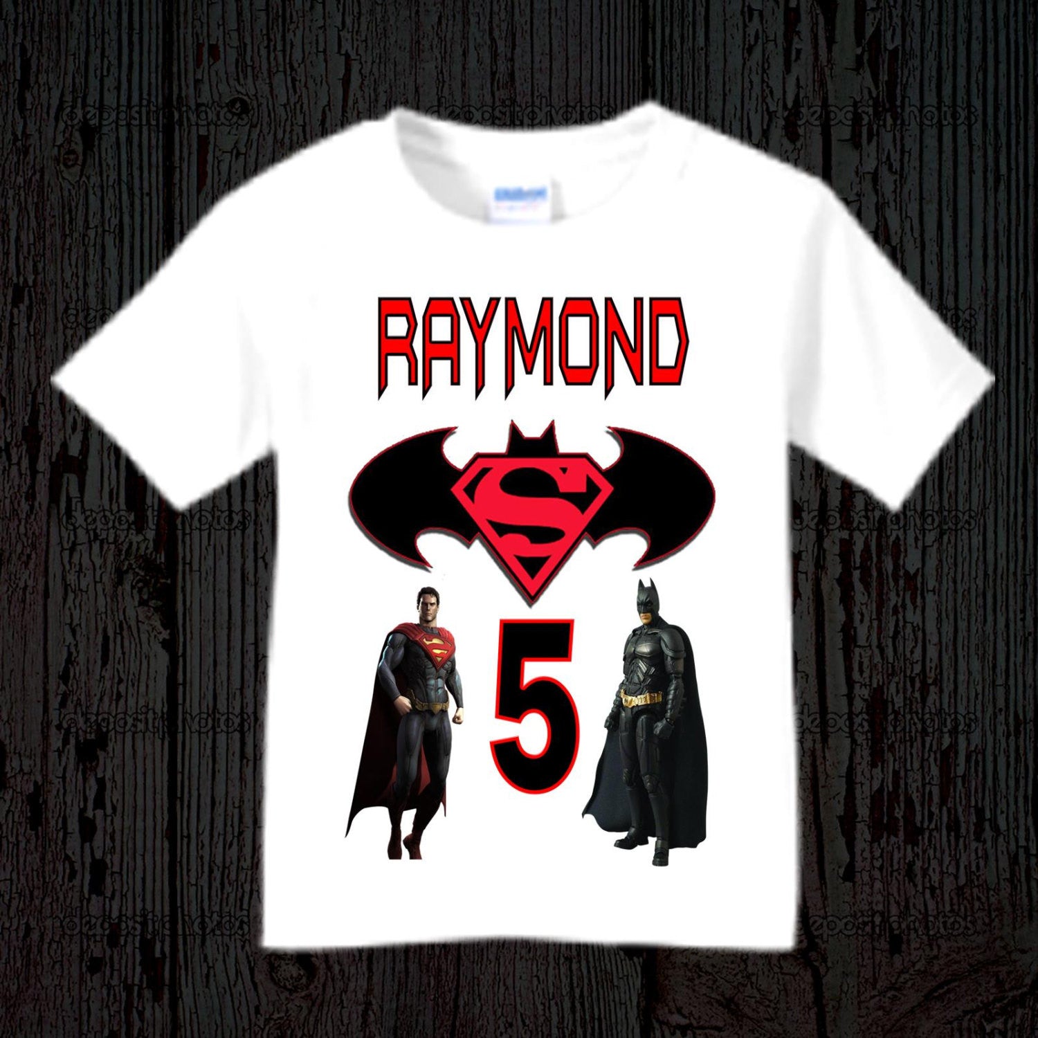 batman superman t shirt