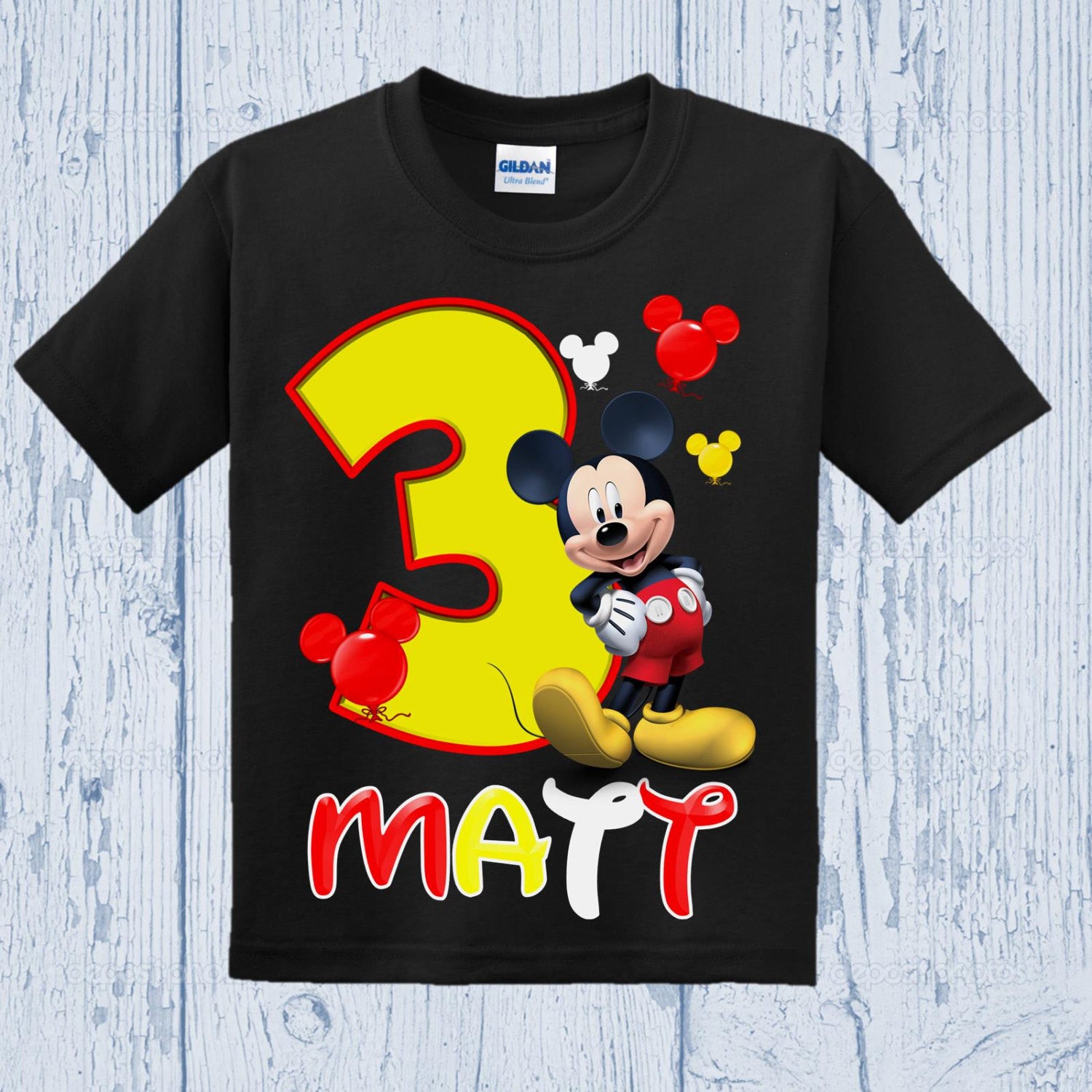 mickey mouse birthday girl shirt