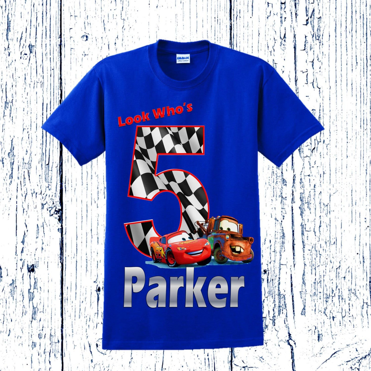 disney cars custom birthday shirt