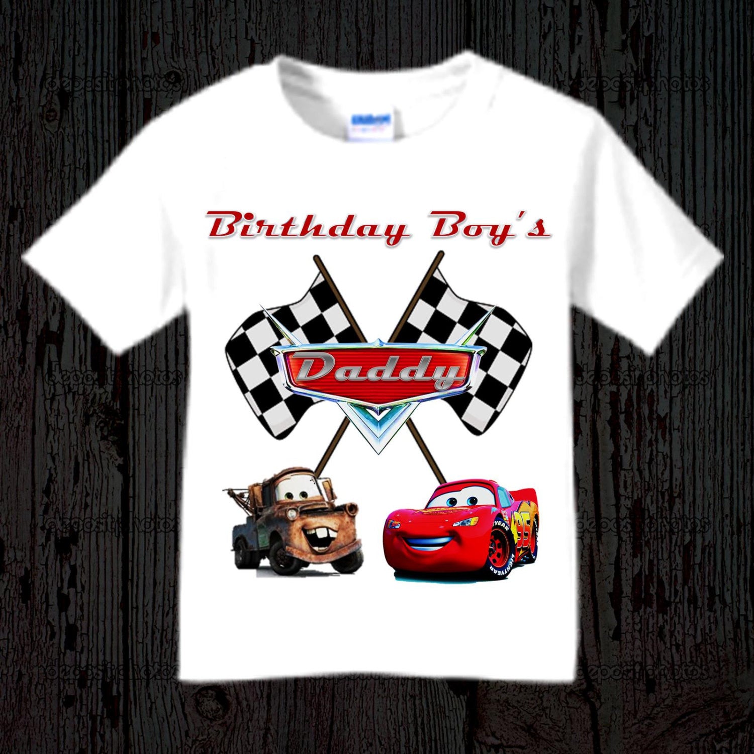 disney cars birthday shirt