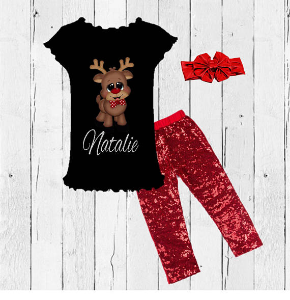 girls reindeer outfit