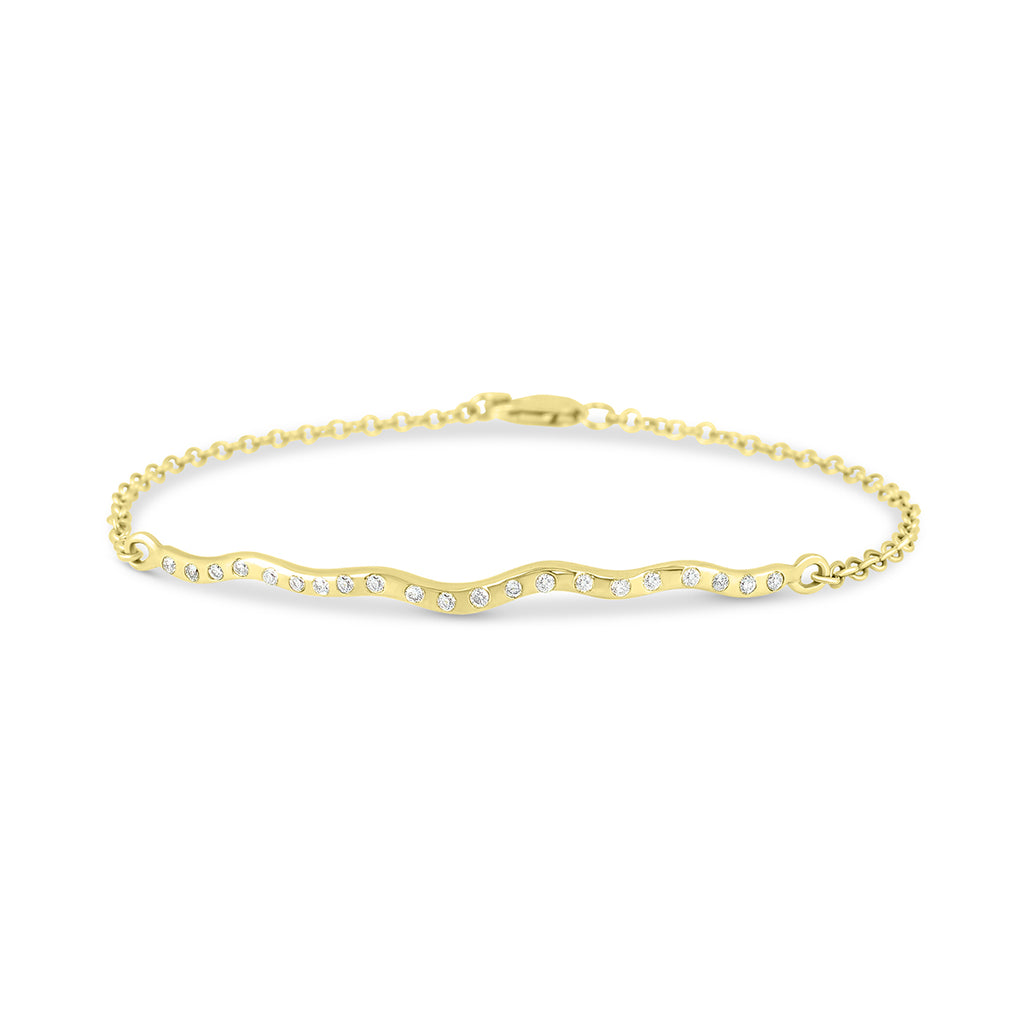 Orange Heart Gold Beaded Bracelet – Golden Thread, Inc.