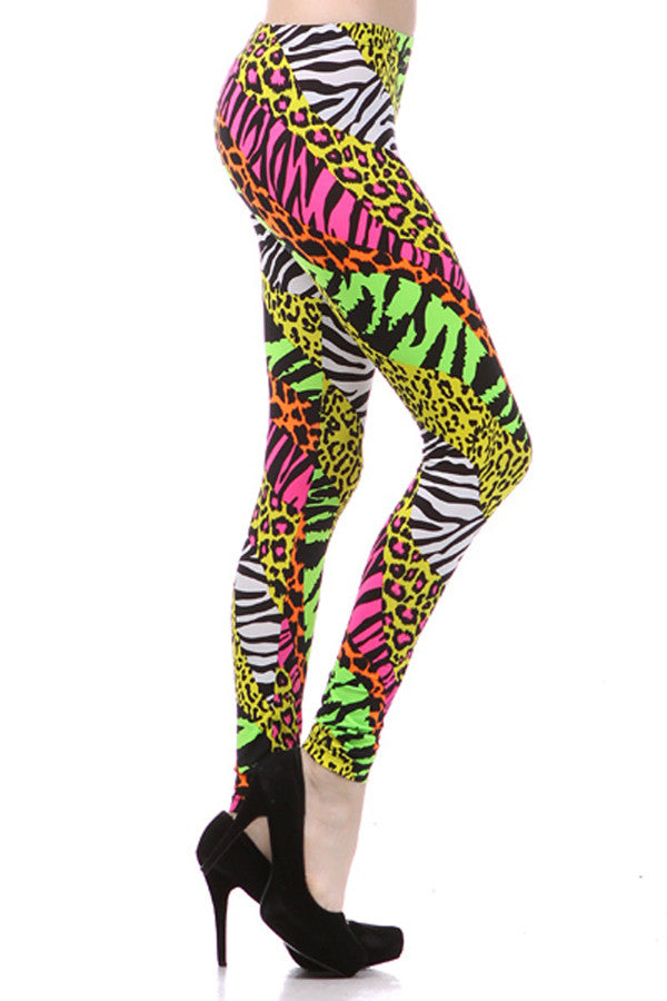 bright colored workout leggings