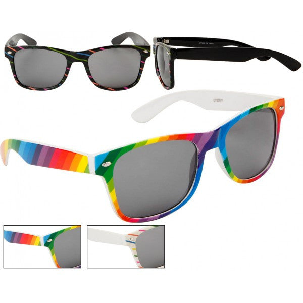 rainbow wayfarer sunglasses