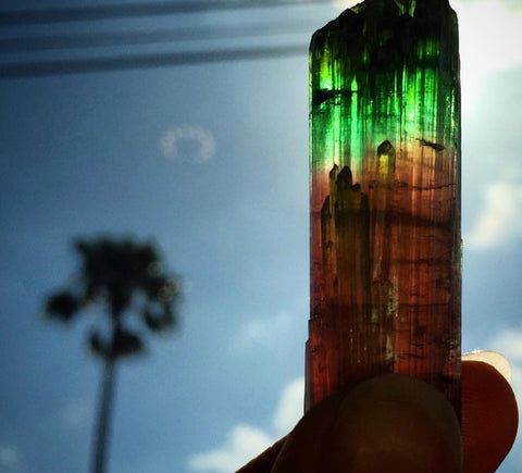 bi color tourmaline