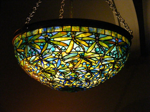 Dragonfly Chandelier by Louis Comfort Tiffany