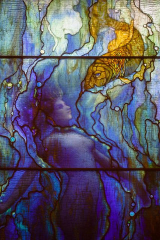 Mermaid,  by Louis Comfort Tiffany