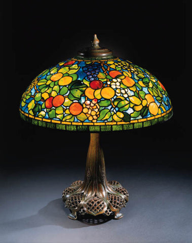 Fruit Lamp by Louis Comfort Tiffany