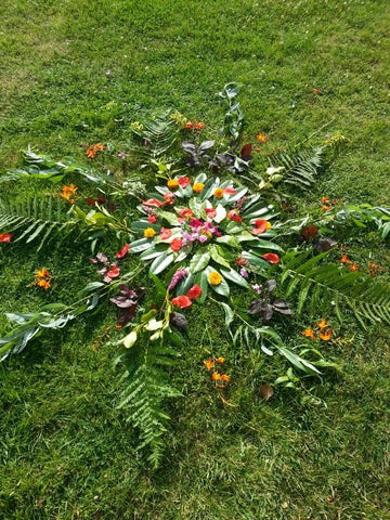 summer solstice flower mandala