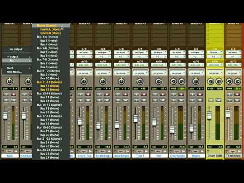 Create Auxs and Sub Groups  - Sound Oracle Producer Mixing Tips