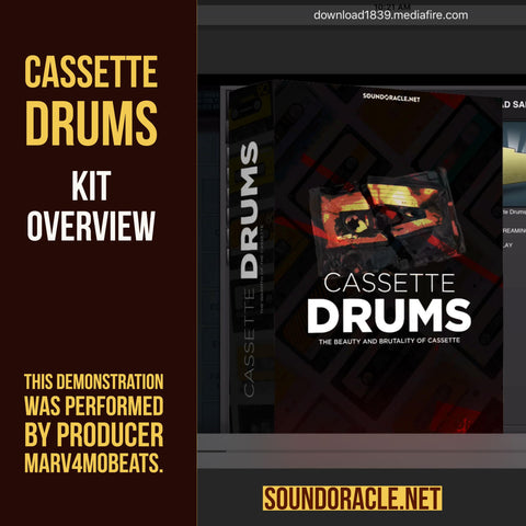 Cassette Drums- Drum Library for Producers
